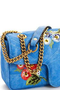 Flower Embroidered Crossbody Bag... more color options available