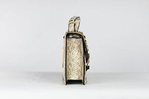 Crocodile Print Crossbody Handbag