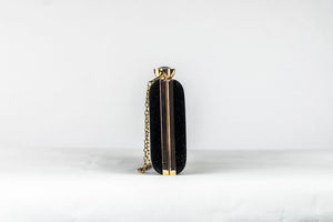 Ladies Night Out Black Velvet Clutch