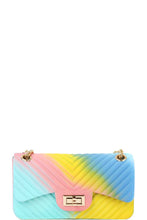 Load image into Gallery viewer, Cotton Candy Colored V Line Purse
