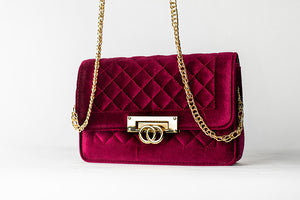 Jaded VELVET CROSSBODY BAG.. more color options available