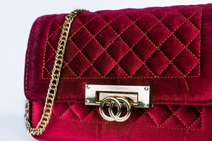 Jaded VELVET CROSSBODY BAG.. more color options available