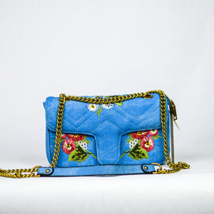 Flower Embroidered Crossbody Bag... more color options available