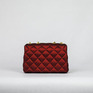 Can’t Take Your Eyes Off Me Ruby Red Quilted Jelly Purse