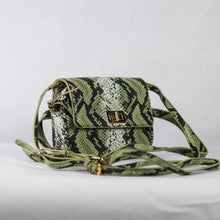 Load image into Gallery viewer, Snakeskin Convertible Crossbody Bag
